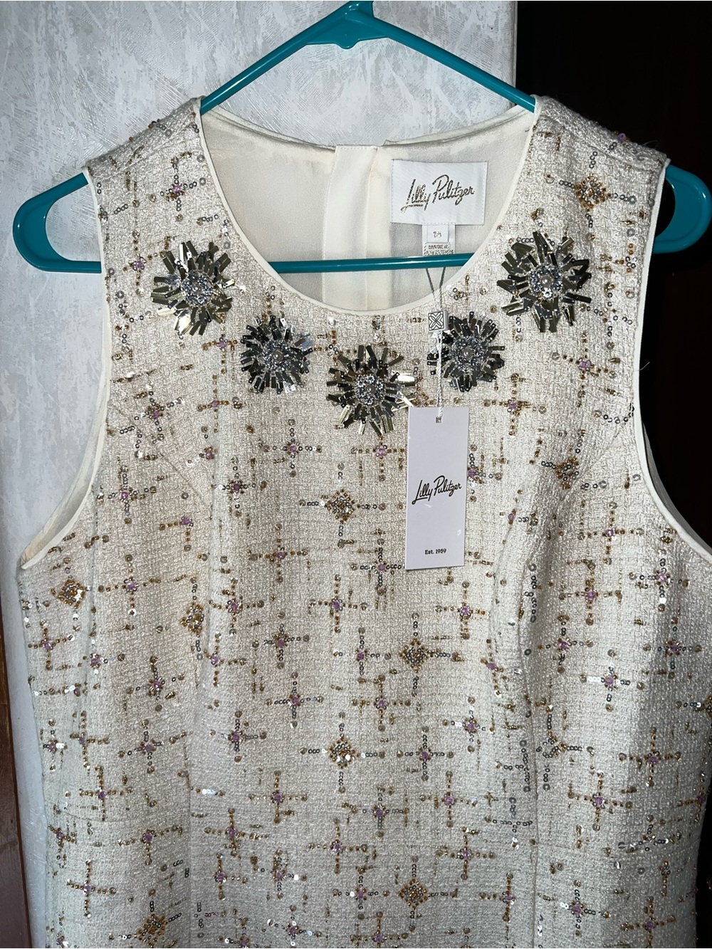 Lilly Pulitzer Beaded Sleeveless Dress